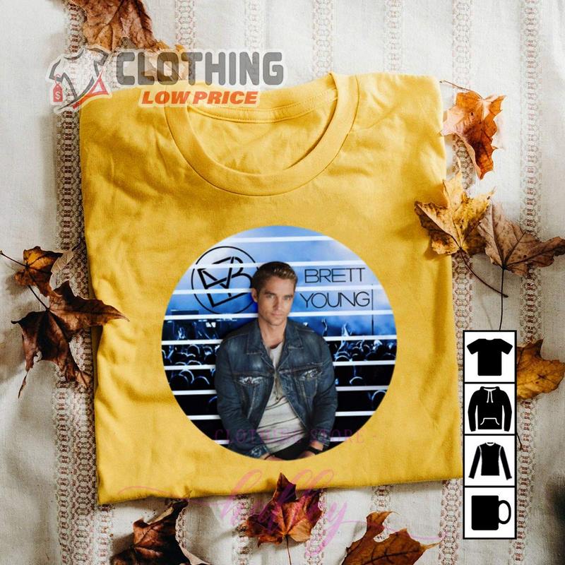 Brett Young Country Music Tour T- Shirt, Brett Young Tour 2023 Hoodie, Brett Young Tickets Merch