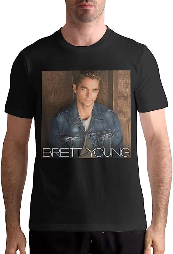 Brett Young Tour 2023 T- Shirt, Brett Young Men Round Neck Shirt, Brett Young Country Music Tour T- Shirt