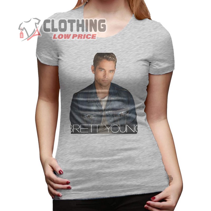 Brett Young Tour Dates T- Shirt, Brett Young Band Members T- Shirt, Brett Young Concert 2023 Merch, Brett Young Dance With You Lyrics Shirt