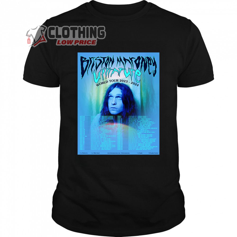 Briston Maroney Ultrapure Merch, Briston Maroney Ultrapure World Tour 2023-2024 Shirt, Briston Maroney CD Album T-Shirt