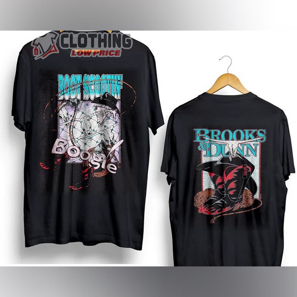 Brooks & Dunn Boot Scootin Merch, Brooks & Dunn Tour Shirt Brooks & Dunn Reboot 2023 Tour T-Shirt