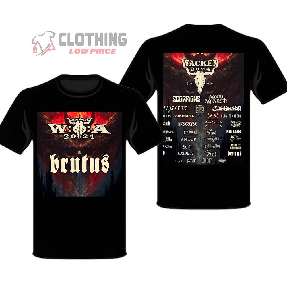 Brutus Festival Hello Wacken Open Air 2024 T-Shirt, Hoodie And Sweater