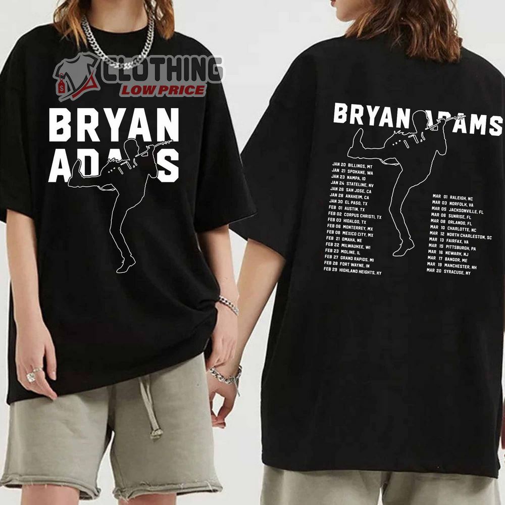 Bryan Adams So Happy Hurts 2024 Tour Merch, Bryan Adams Tour 2024 Shirt, Bryan Adams Tickets 2024 Sweashirt, So Happy Hurts Concert 2024 T-Shirt