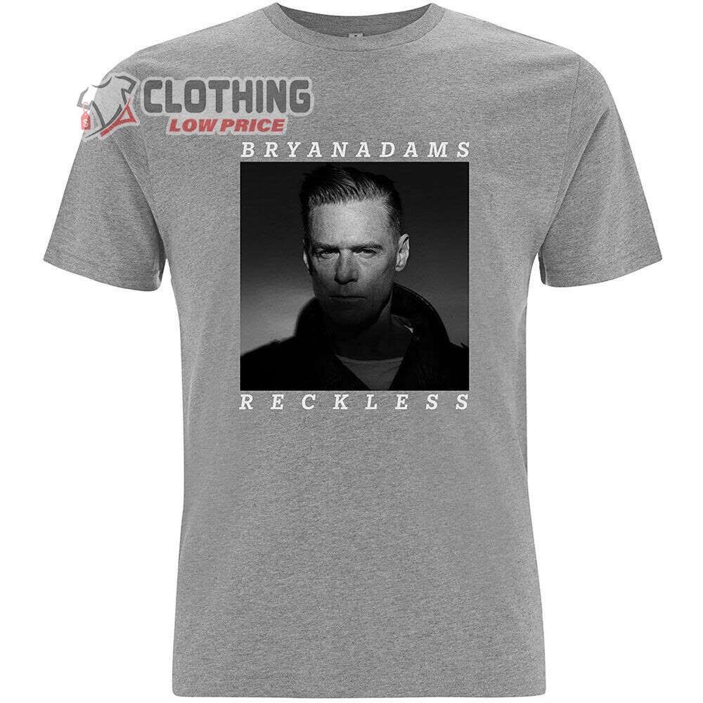 Bryan Adams Tour Dates Merch T-shirts, All For Love Bryan Adams Lyrics T-shirts, Bryan Adams Tickets Las Vegas T- Shirt