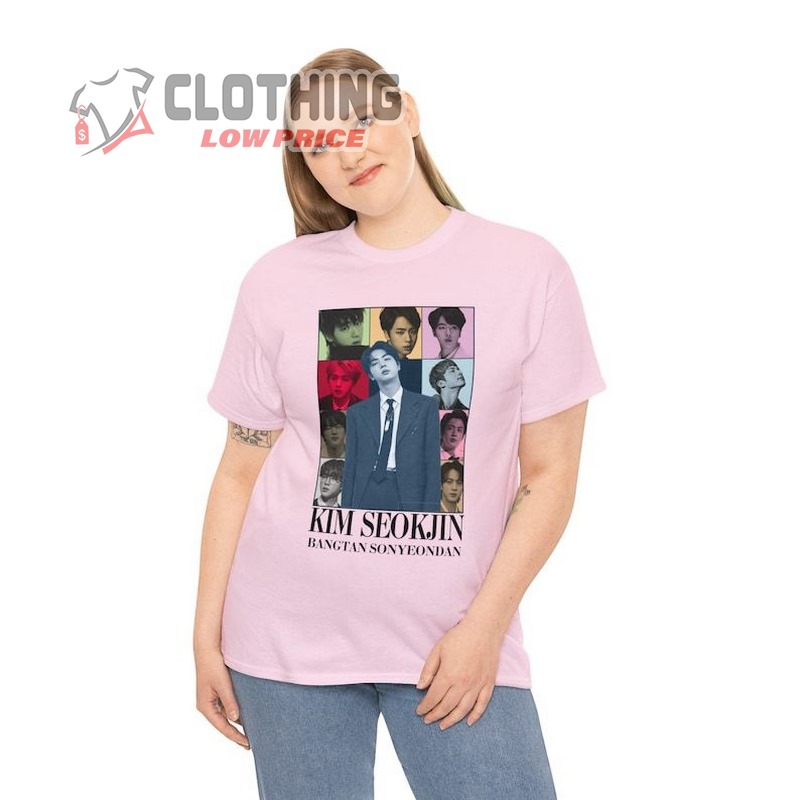 Bts shirt Eras Of Jin, Kpop Music BTS Shirt