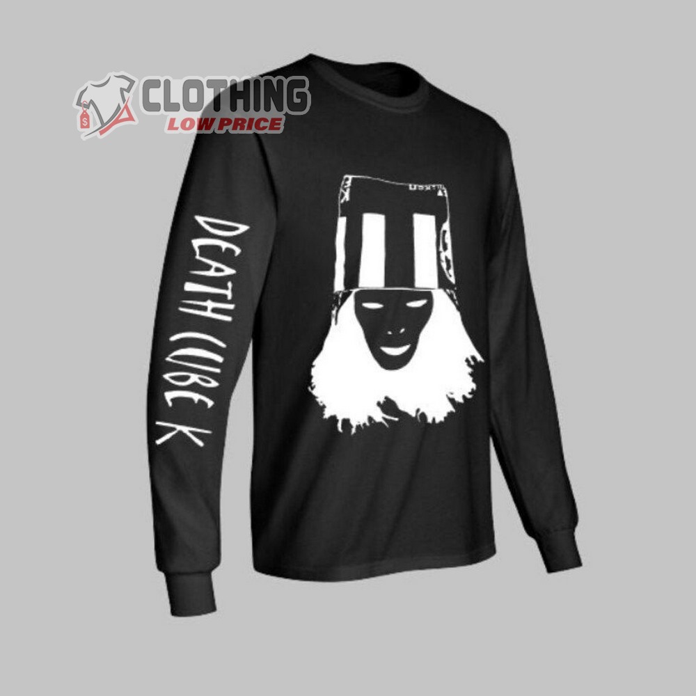 Buckethead With Death Cube K Long Sleeve Merch, Buckethead Welcome To Bucketheadland Sweatshirt