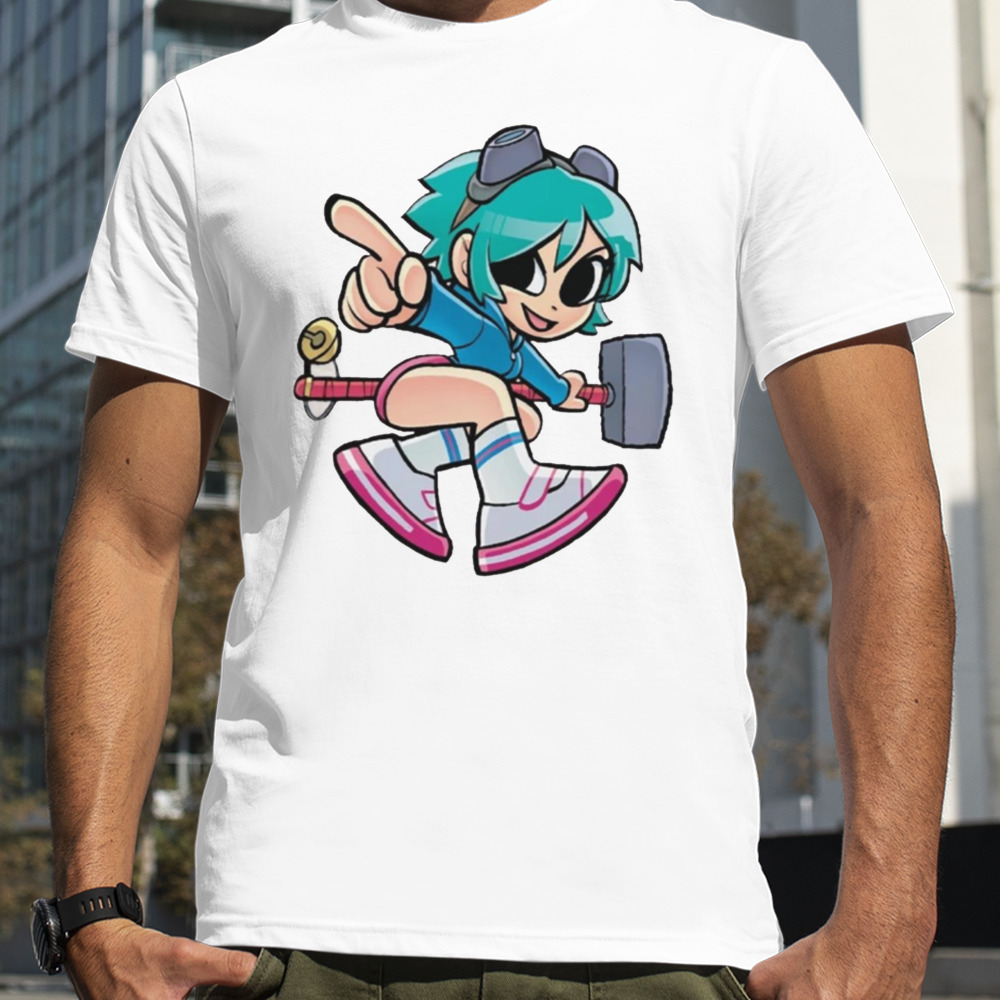 Chibi Flowers Takes Off Scott Pilgrim shirt