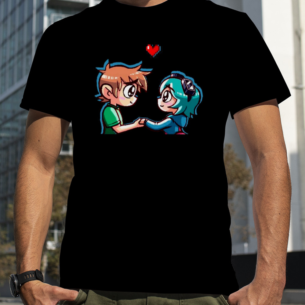 Cute Art Scott Pilgrim Ramona Flowers The World shirt