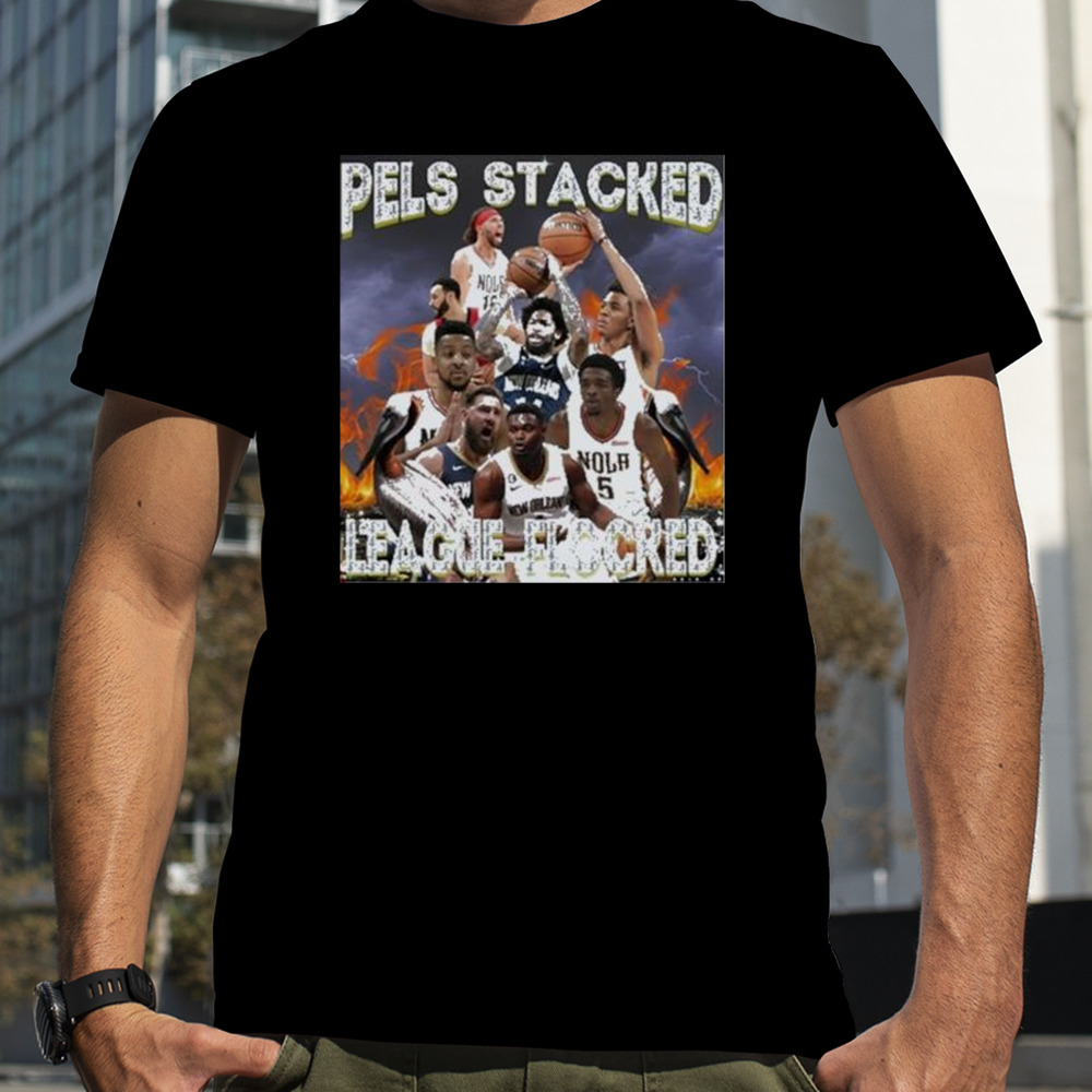 Pels Stacked League Flock shirt