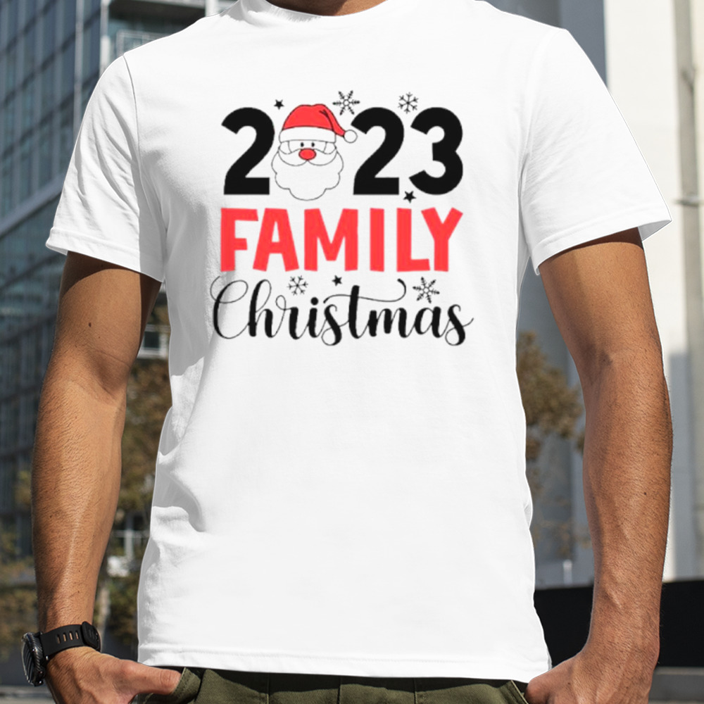 Santa 2023 family Christmas shirt
