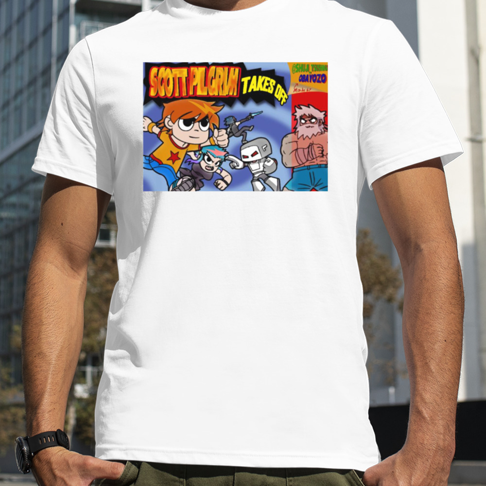 Scott Pilgrim Super Smash shirt