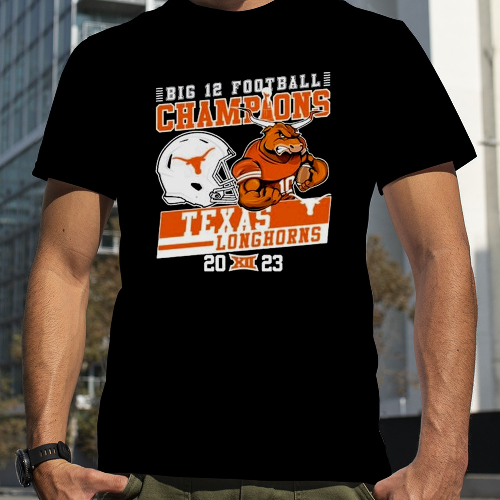 Texas Longhorns Mascot Big 12 Football Conference Champions 2023 shirt