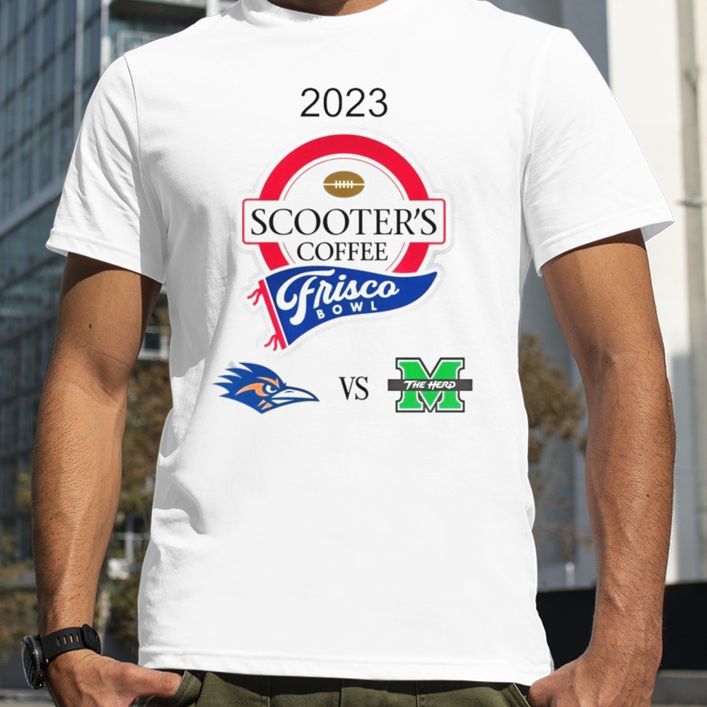 2023 Scooter’s Coffee Frisco Bowl Utsa Vs Marshall Toyota Stadium Frisco Tx T-shirt