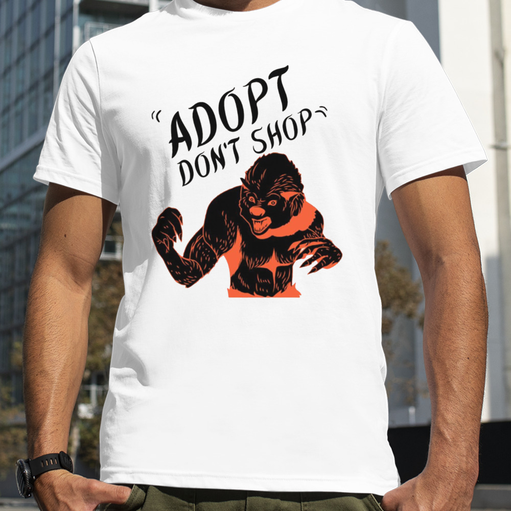 Adopt Dont Shop Screaming Opposum shirt