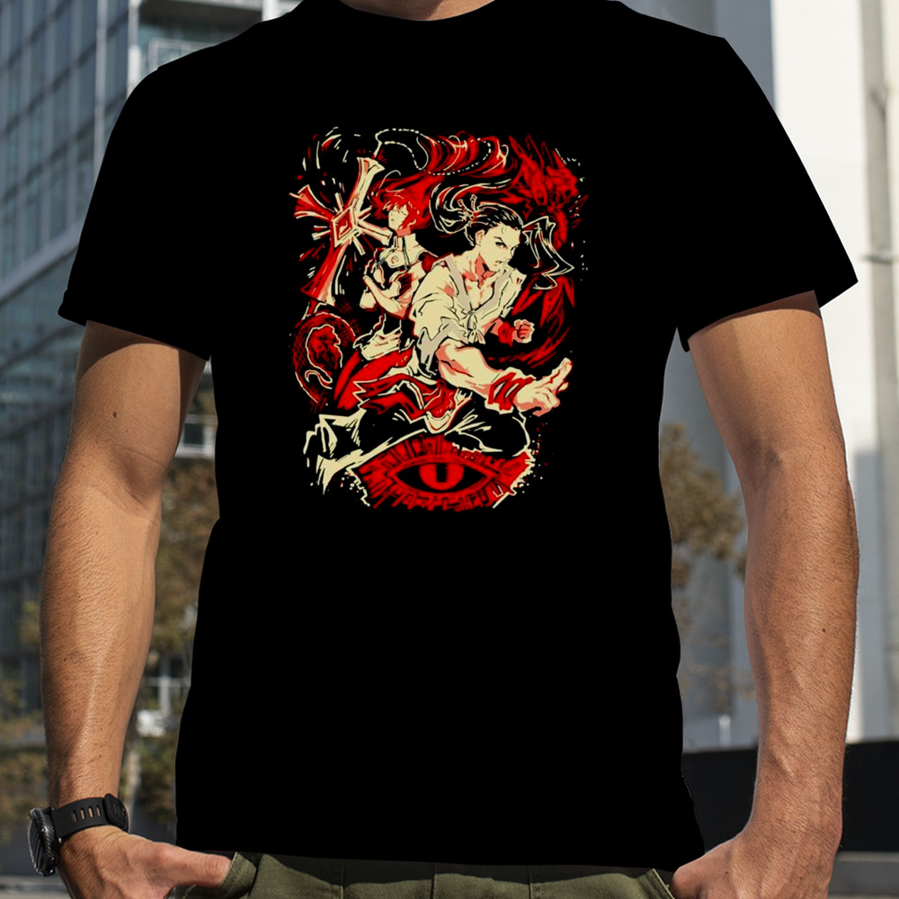 Alpha and Omega Elhaym Van Houten and Fei Fong Wong Xenogears shirt