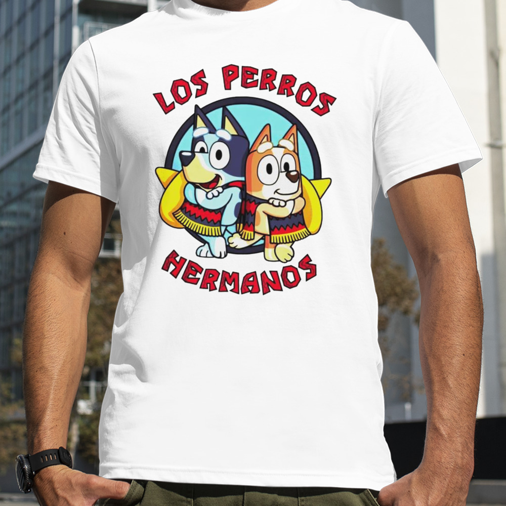 Bluey and the Los Pollos Hermanos Breaking Bad shirt