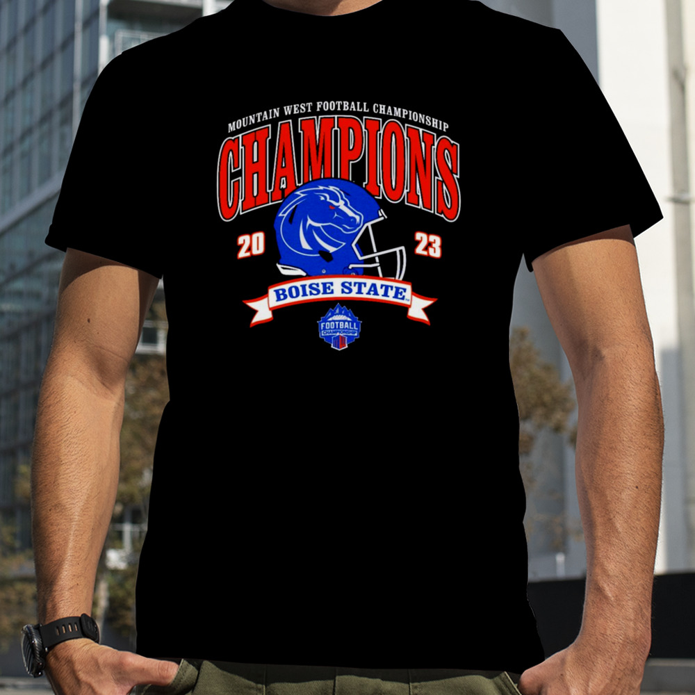 Boise State Broncos 2023 Mountain West Football Conference Champions shirt