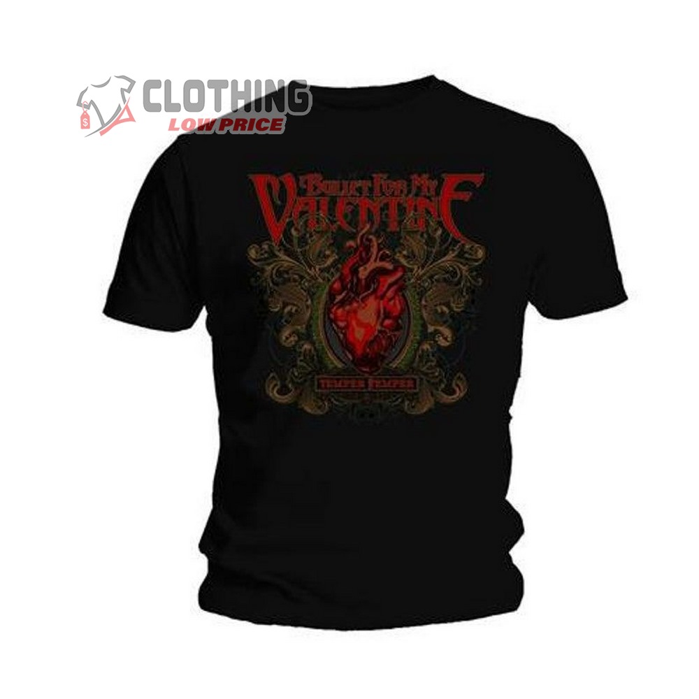 Bullet For My Valentine Temper Temper Album Unisex T-Shirt, Bullet For My Valentine Temper Temper Lyrics Shirt