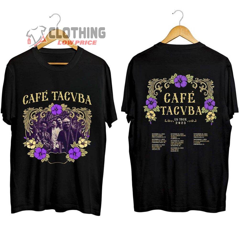 Cafe Tacvba US Tour Dates 2023 Merch, Cafe Tacvba Hollywood Bowl 2023 Shirt, Cafe Tacvba US Concert Tickets T-Shirt