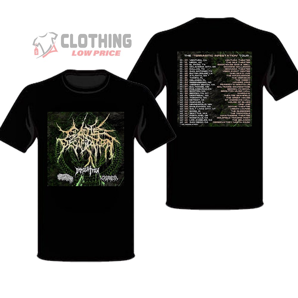 Cattle Decapitation Tour 2023 Merch, Cattle Decapitation Tour 2023 Dates And Tickets T-Shirt