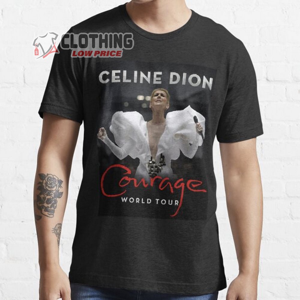 Celine Dion Concert 2023 Merch Celine Dion Courage World Tour 2023 Shirt Celine Dion UK Tour 2023 T-Shirt