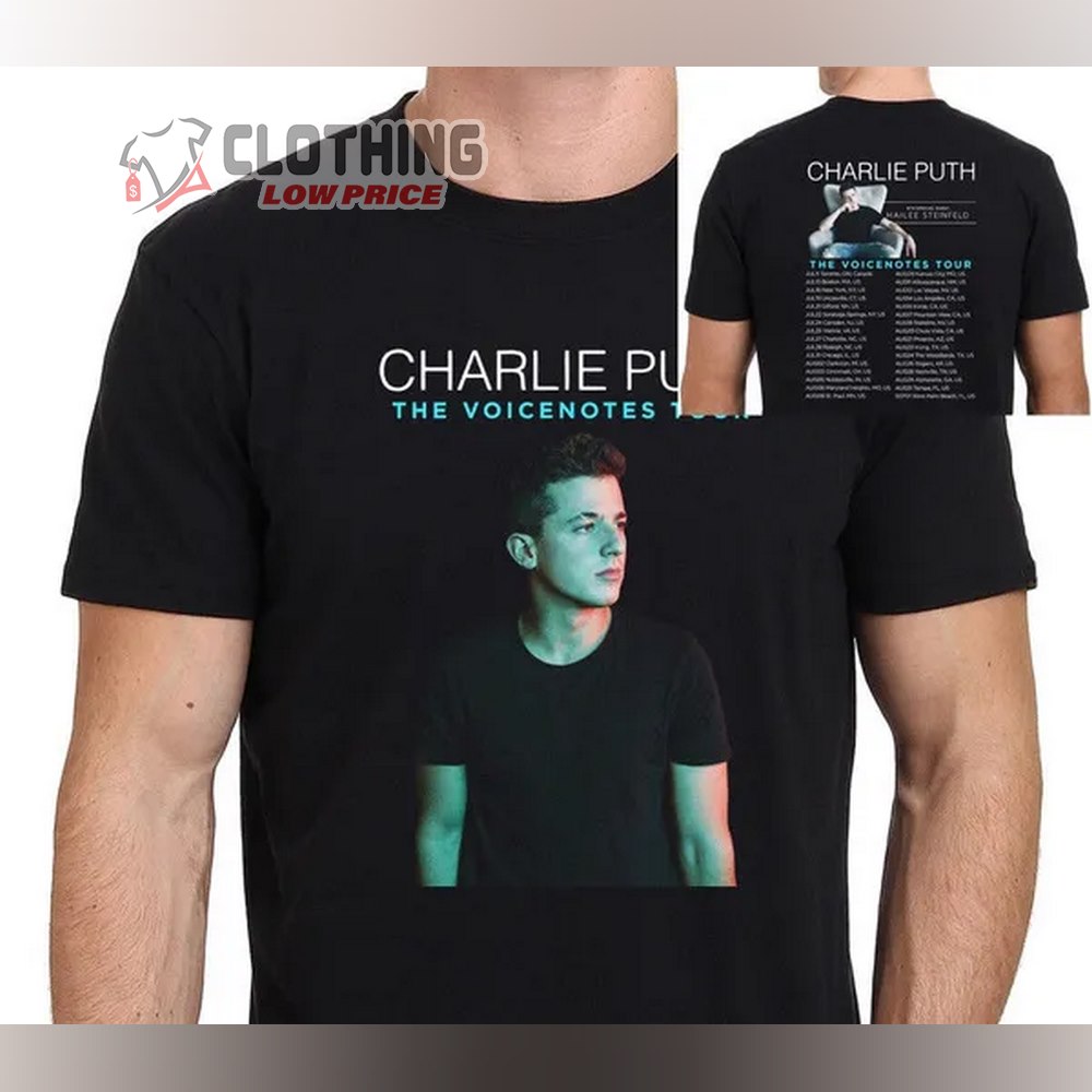 Charlie Puth Concert 2023 Hoodie, Sabrina Carpenter Charlie Puth Merch, Charlie Puth The Voicenotes Tour T- Shirt