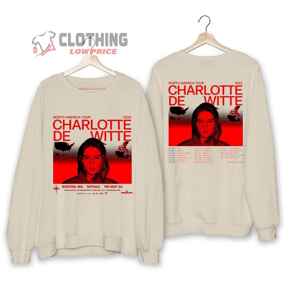 Charlotte De Witte North American Tour 2023 Merch, Charlotte De Witte Tour 2023 Shirt, Charlotte De Witte Tour Dates T-Shirt