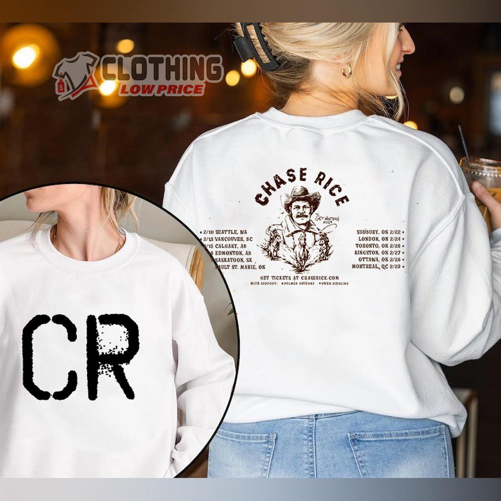Chase Rice Get Western 2024 Tour Poster Merch, Chase Rice Concert 2024