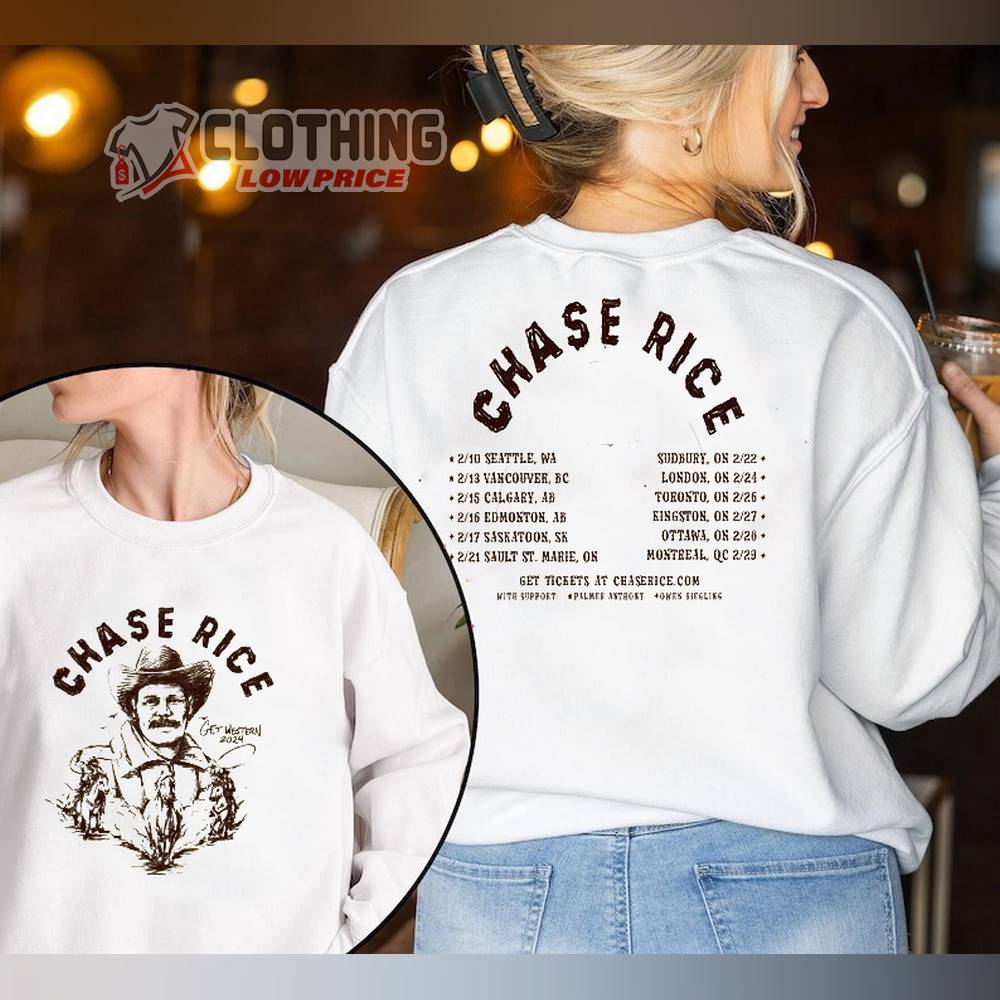 Chase Rice Get Western Feb 15, 2024 Calgary, AB Sweatshirt