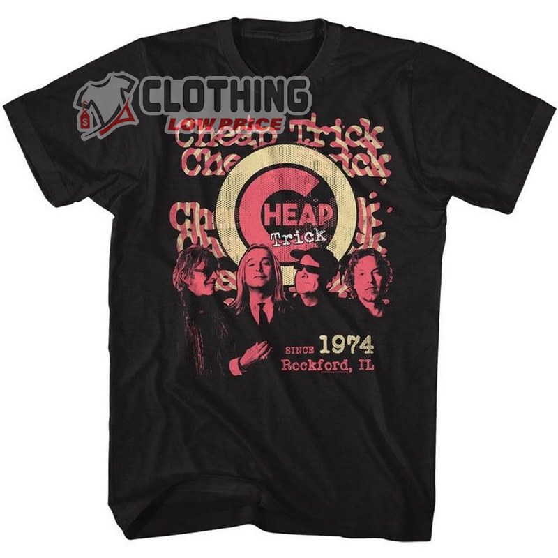 Cheap Trick Rock And Roll Concert Shirt, Cheap Trick Perhaps Crossword Tees, Cheap Trick Tour Merch