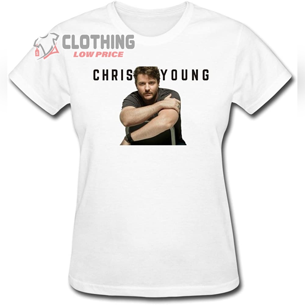 Chris Young New Songs, Chris Young Tour, Chris Young Concert Merch T-Shirt Tee