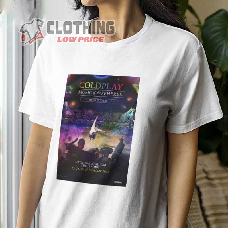 Coldplay Music Of The Spheres World Tour 2024 Shirt, Coldplay Tour 2024