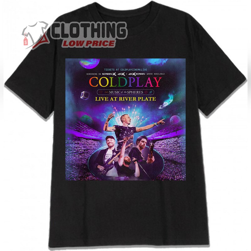 Coldplay Music Of The Spheres World Tour Shirt, Coldplay Tour 2024 Tickets Shirt, Coldplay Concert Outfit Merch