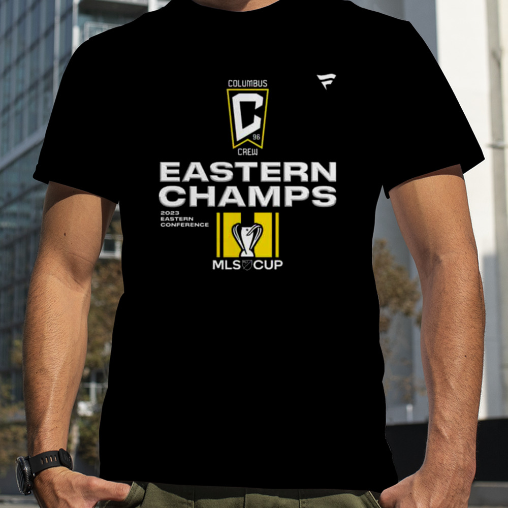 Columbus Crew 2023 MLS Eastern Conference Champions Locker Room T-Shirt