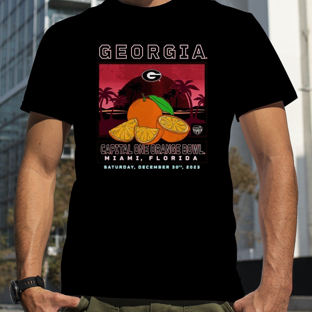 Georgia Bulldogs 2023 Capital One Orange Bowl Shirt