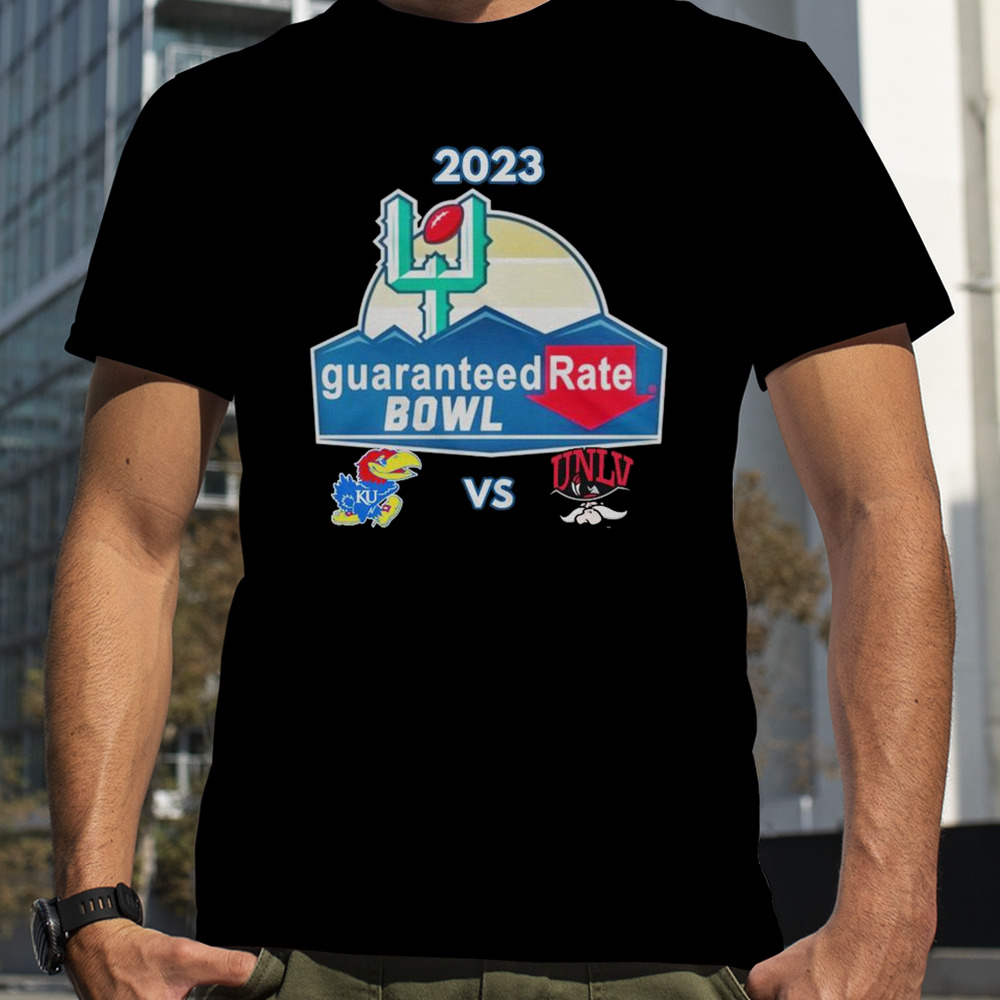 Guaranteed Rate Bowl 2023 Kansas vs UNLV Chase Field Phoenix AZ T-Shirt