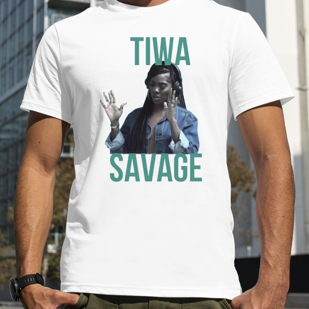 Tiwa Savage Wizkid shirt