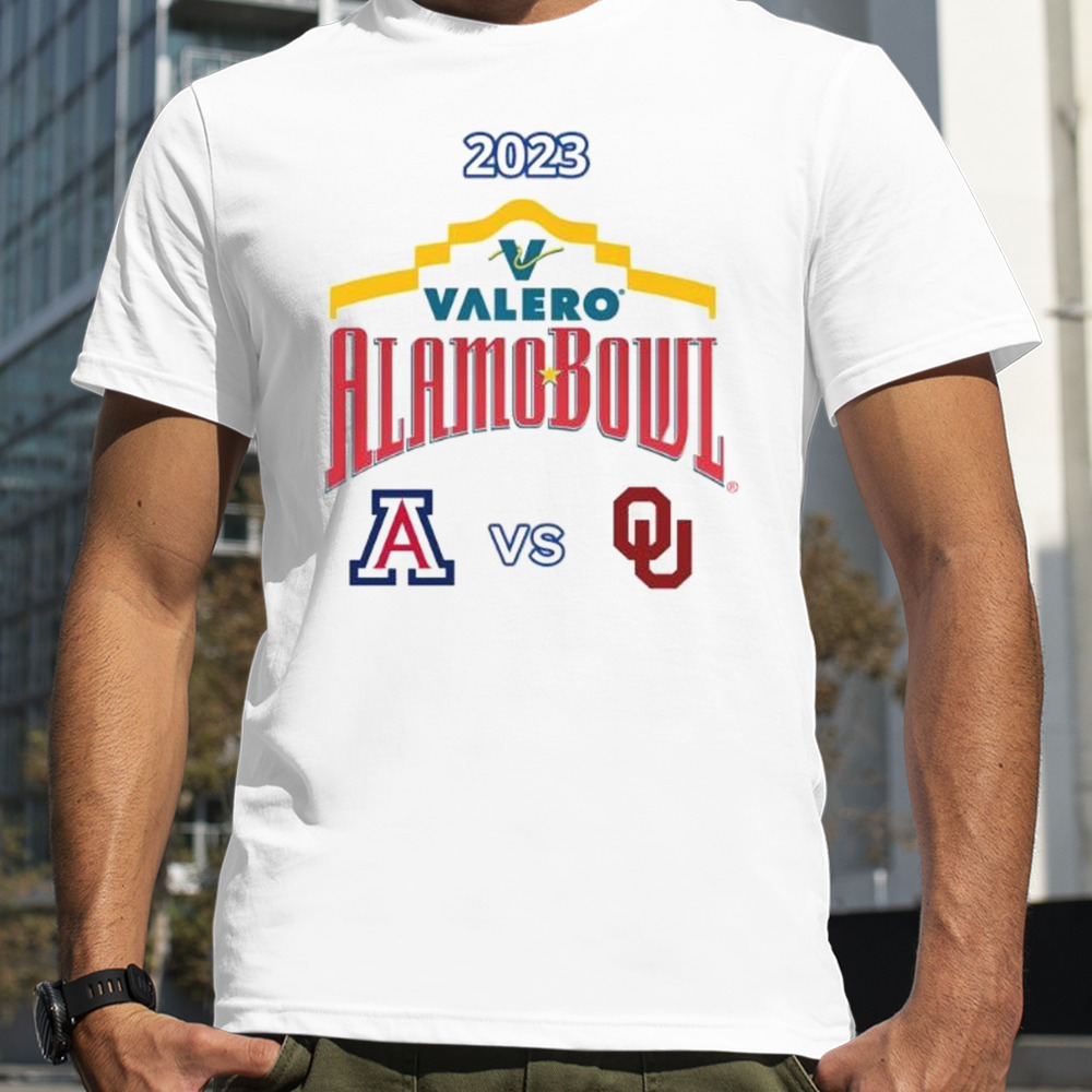 Valero Alamo Bowl Oklahoma vs. Arizona Alamodome San Antonio TX 2023 shirt