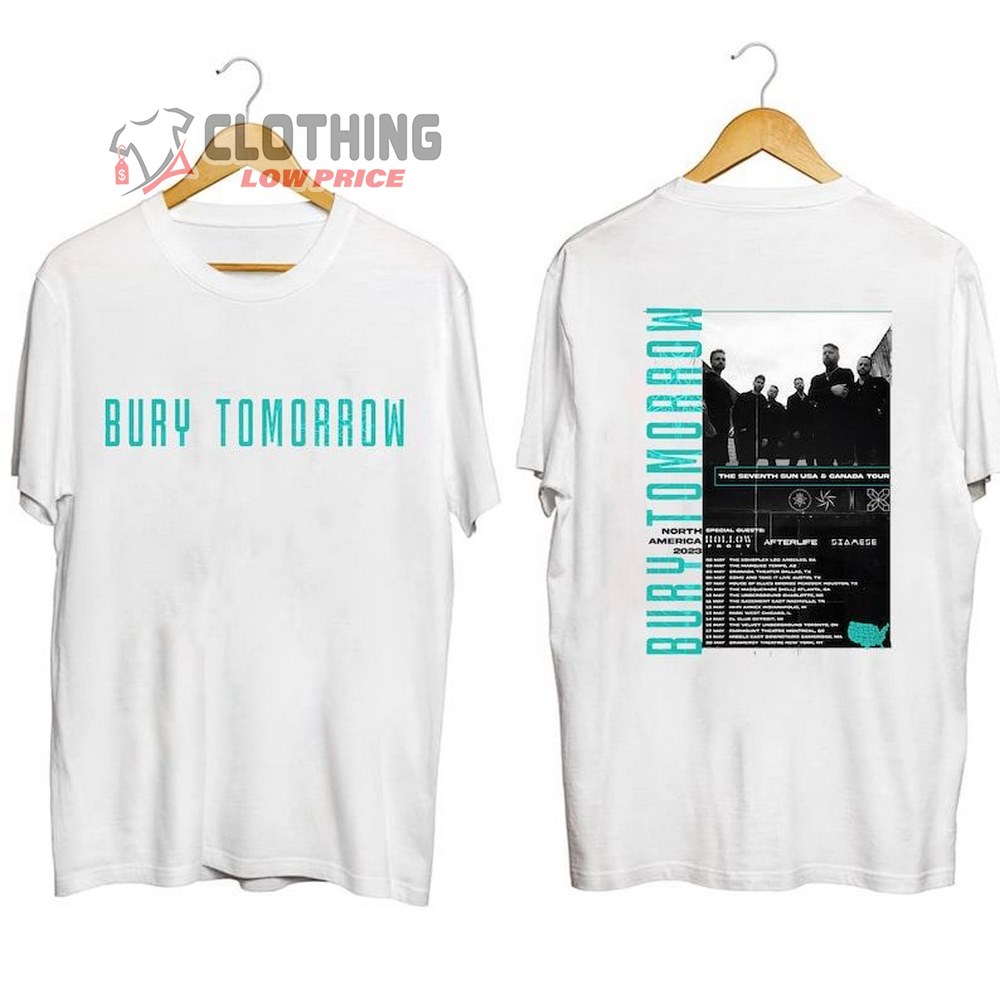 Bury Tomorow 2023 Tour Shirt, Bury Tomorow North America Band Shirt ...