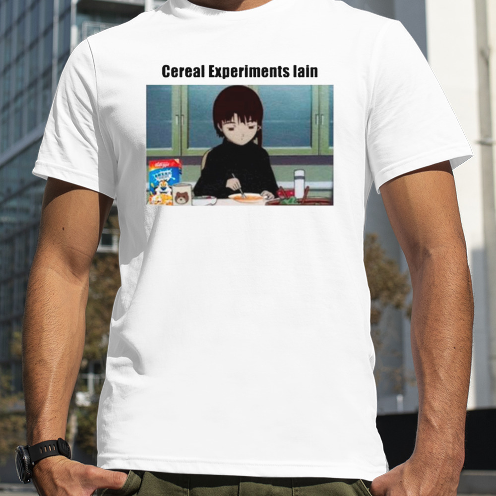 Cereal experiments lain shirt