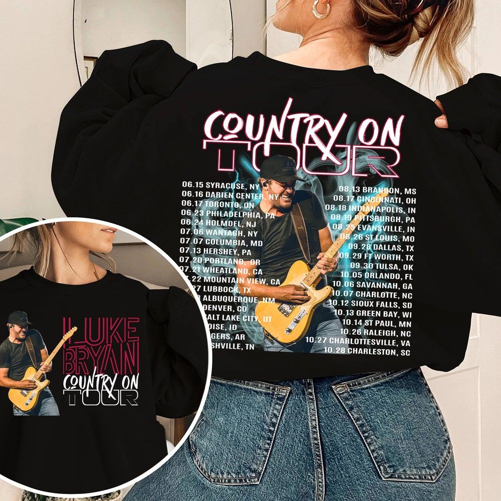 Country On Tour 2023 Merch Bryan World Tour 2023 Shirt Luke Bryan Country On Tour 2023 Dates T-Shirt