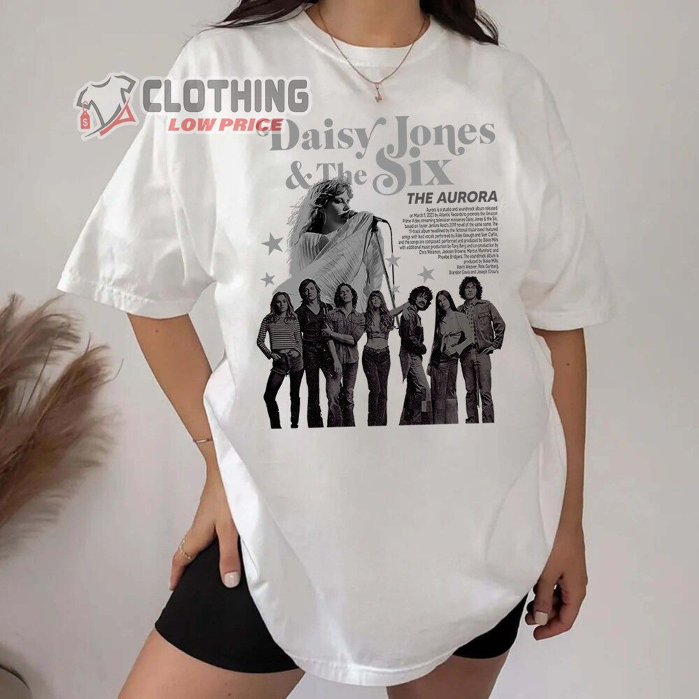 Daisy Jones & The Six Aurora World Tour 1979 Merch, Daisy Jones Shirt, Taylor Jenkins Reid Tee