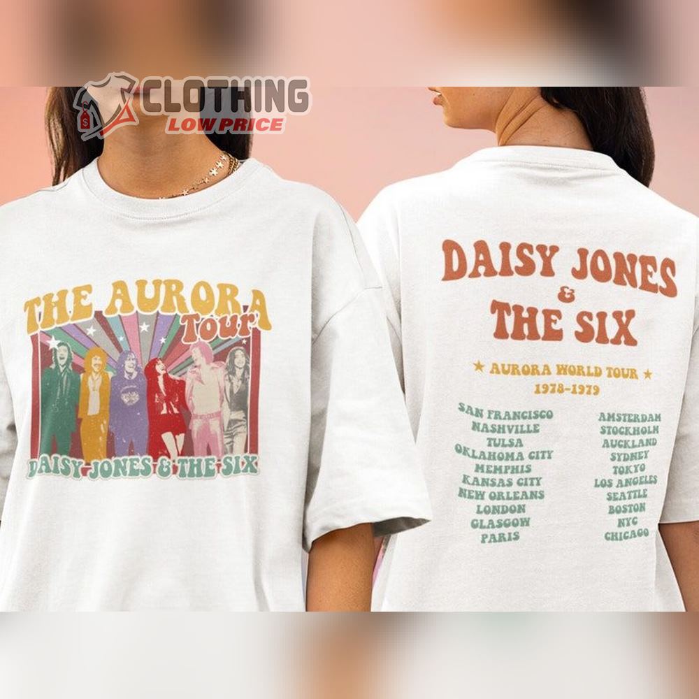 Daisy Jones And The Six Band Unisex T-Shirt, Aurora World Tour 2023 Shirt, Daisy Jones And The Six Band Sweatshirt