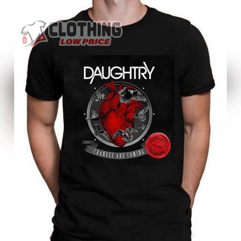 Daughtry Tour Dates 2023 T- Shirt, It's Not Over The Hits So Far Daughtry T- Shirt, Daughtry Tour 2023 Setlist Merch