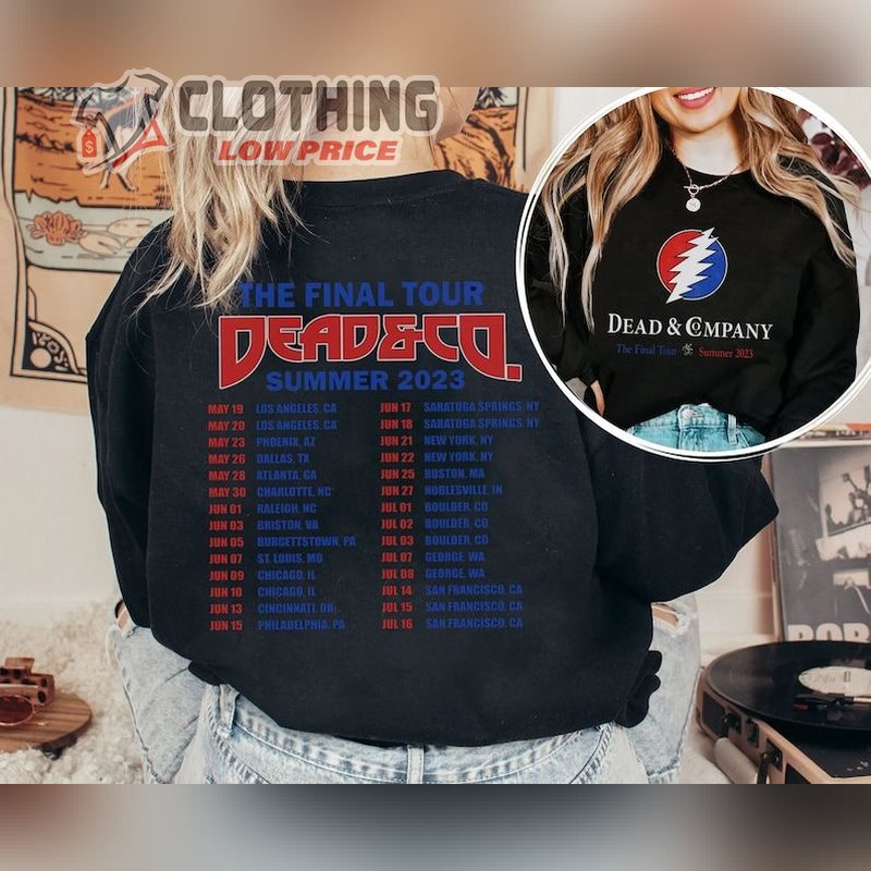 Dead And Company The Final 2023 Summer Tour T- Shirt, Dead And Company T- Shirt, Dead And Company Summer Tour 2023 Rumors Shirt