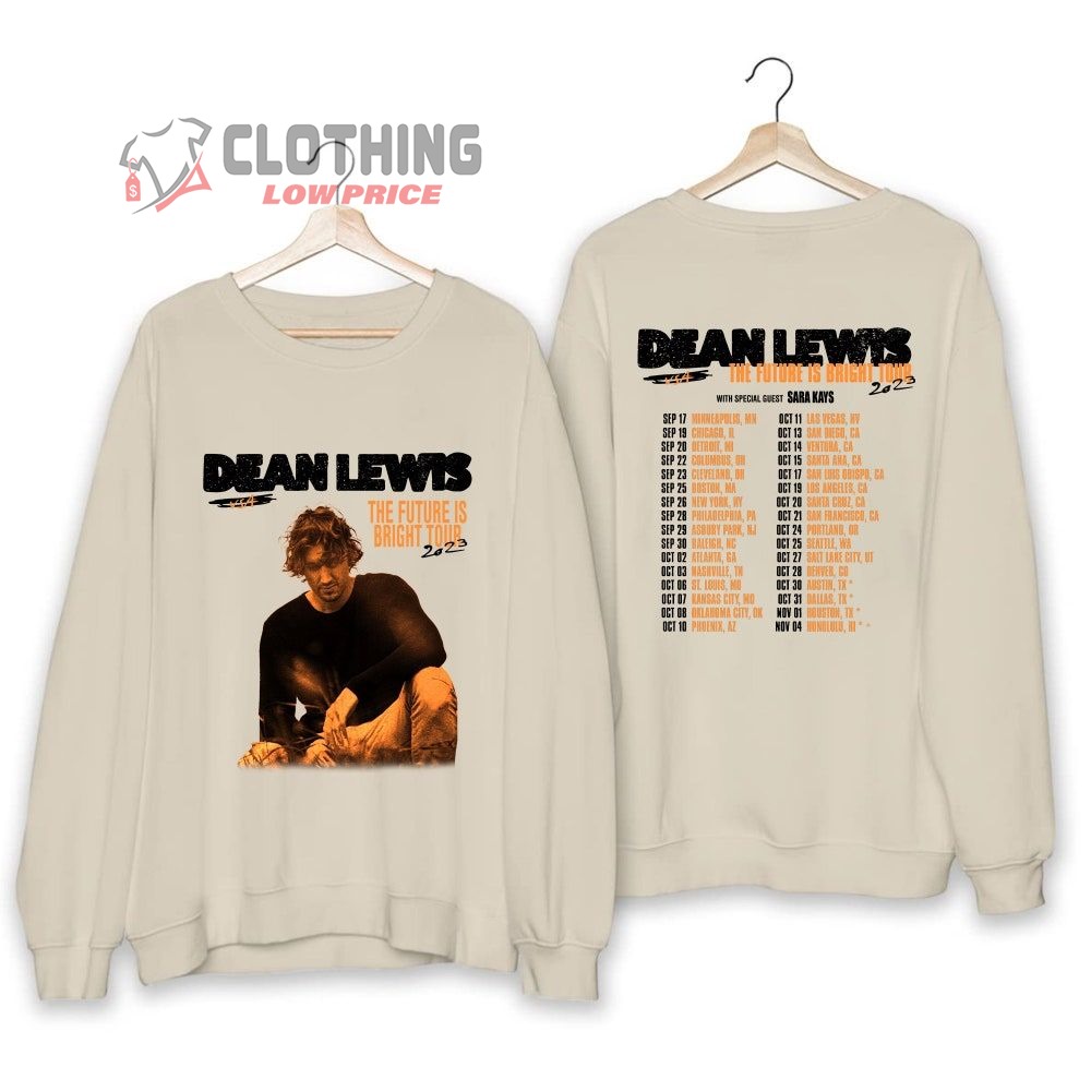 Dean Lewis The Future Is Bright Tour 2023 Merch, The Future Is Bright Tour 2023 Tickets Shirt, Dean Lewis 2023 Concert T-Shirt