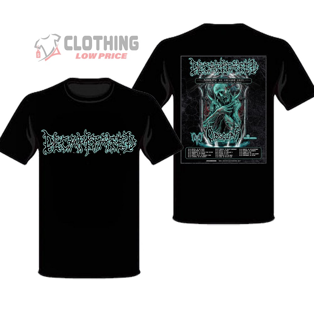 Decapitated Music Band Logo T-Shirt, Nihility Tour 2023 Schedule And Tickets T-Shirt