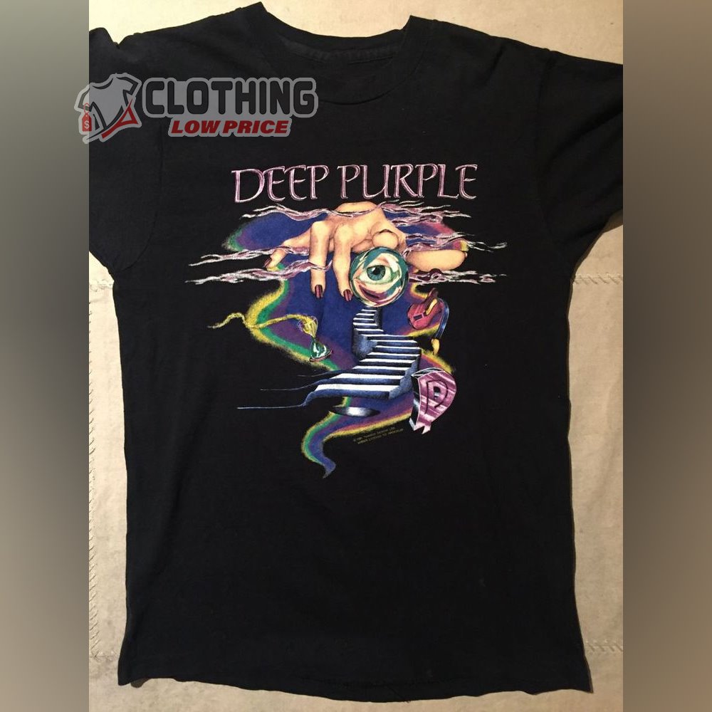 Deep Purple European Tour Merch, Deep Purple In Rock Albums Songs 2022 T-Shirt