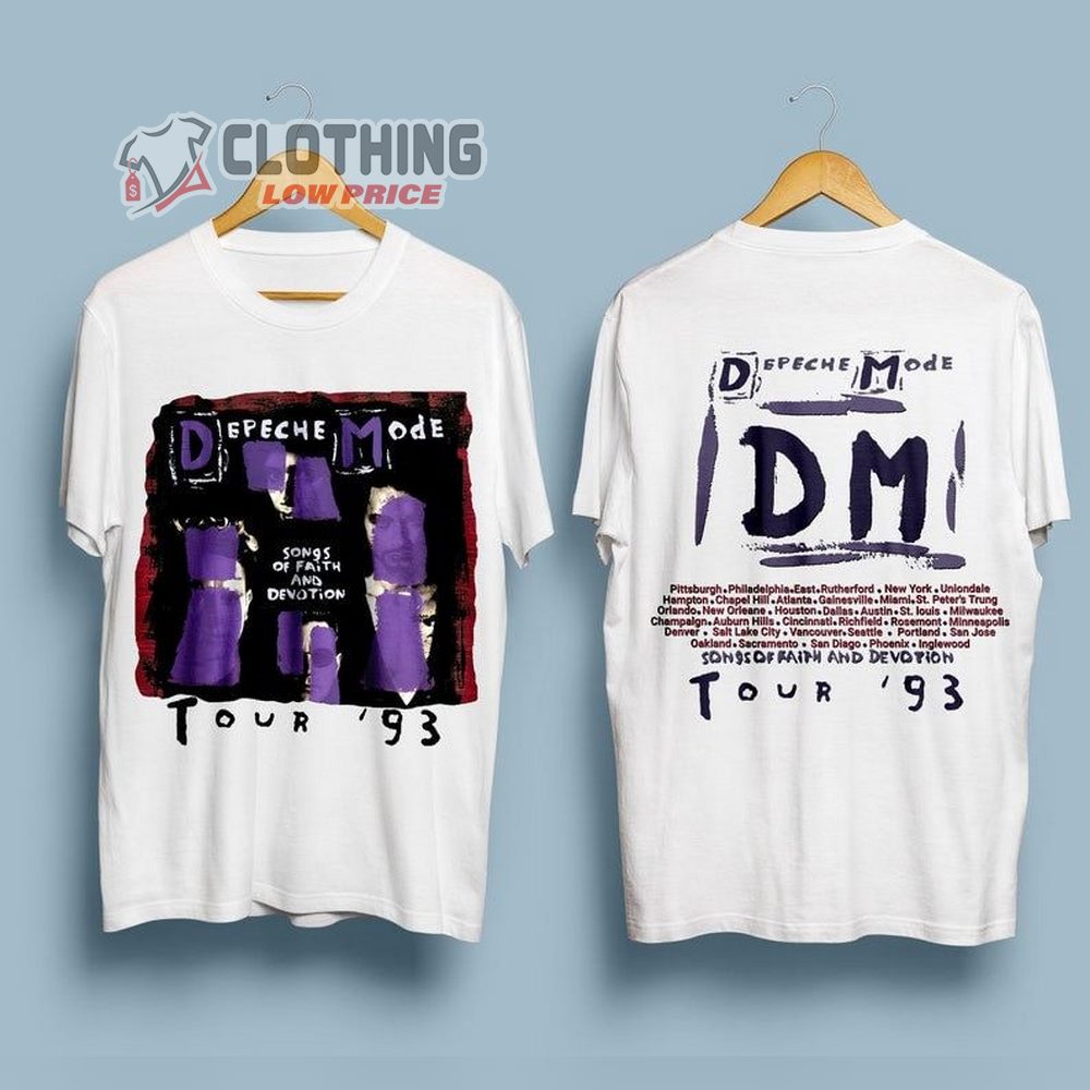 Depeche Mode Memento Mori Tour Dates 2023 Merch, Depeche Mode Tour Setlists 2023 T-Shirt