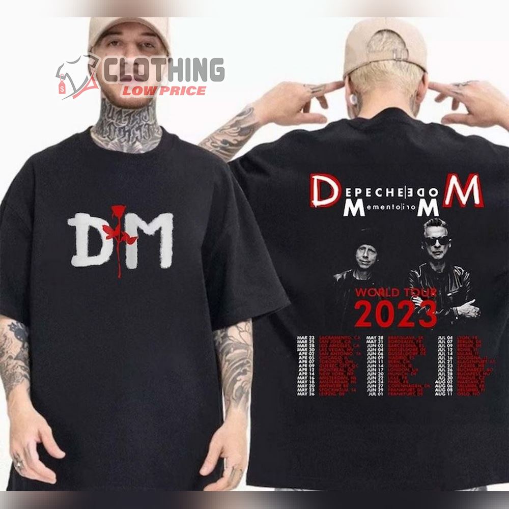 Depeche Mode Tour 2023 TShirt, Memento Mori World Tour Depeche Mode T-Shirt